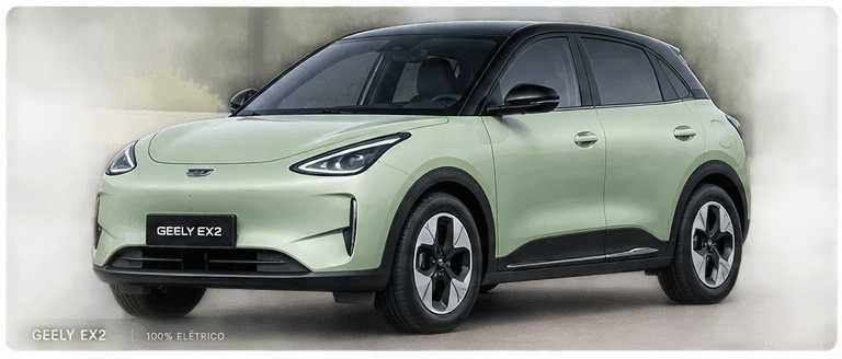 Geely EX2 Elétrico protegido pela Nordeste Proteção Veicular